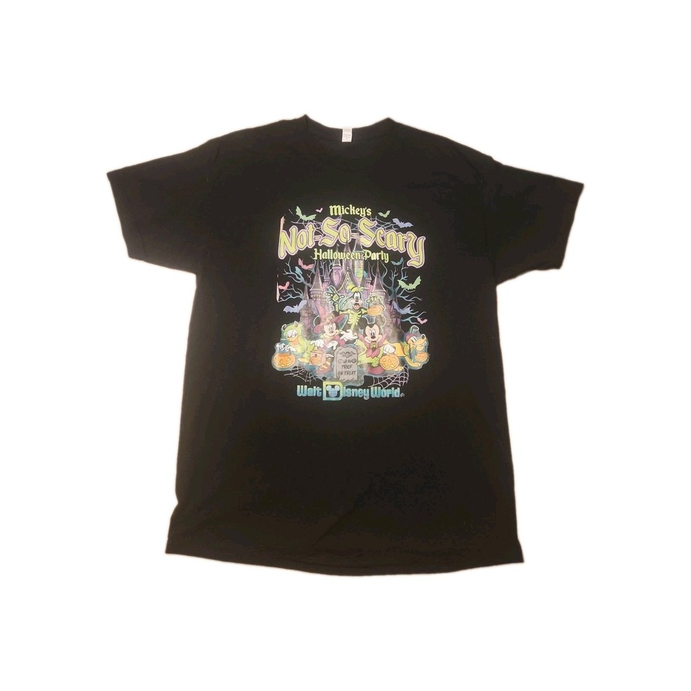 Mickeys Not So Scary Halloween Party Shirt Mens XL